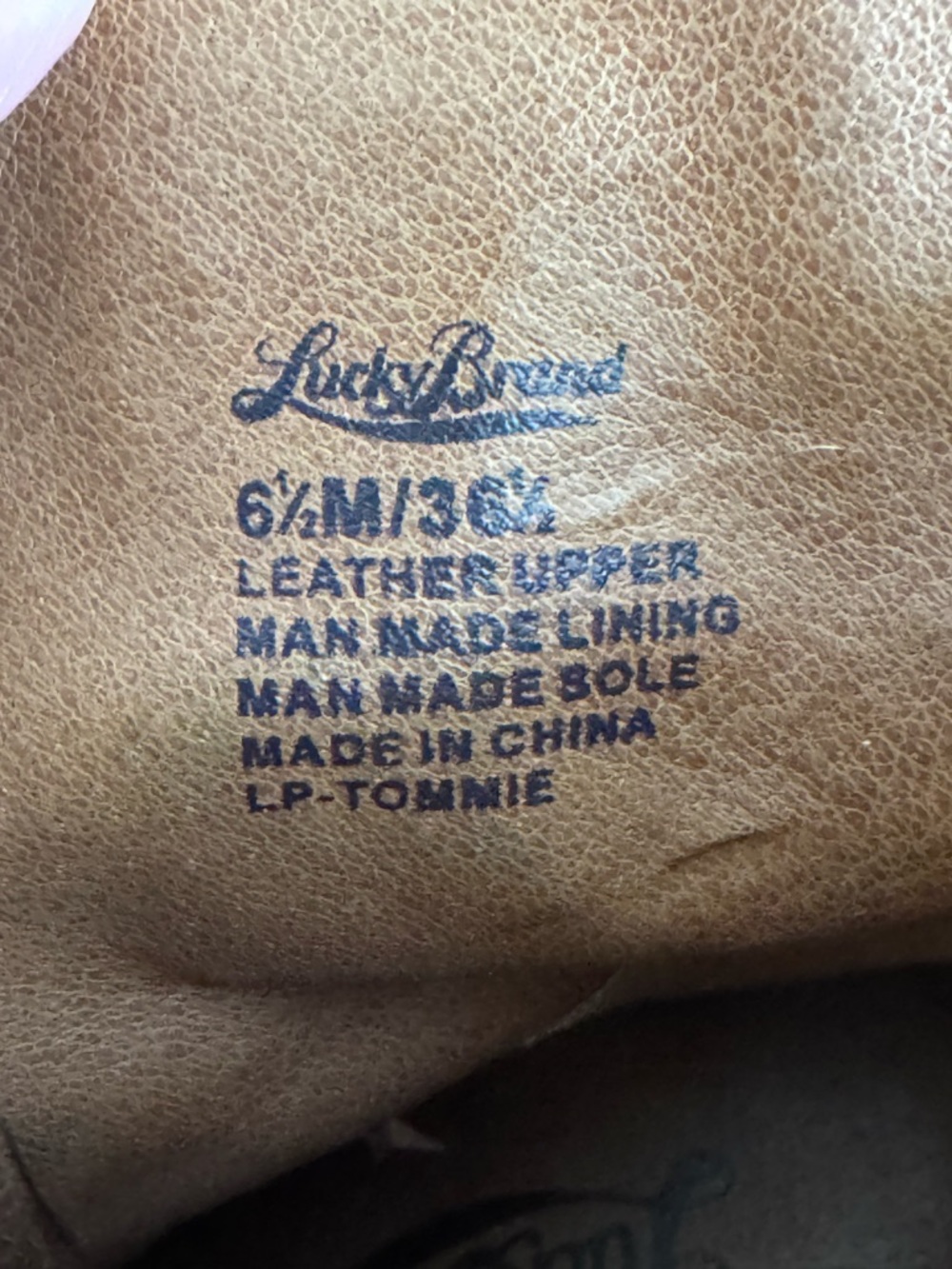 Lucky Brand Cognac Brown Leather Buckle Ankle Boots - Picture 6 of 6